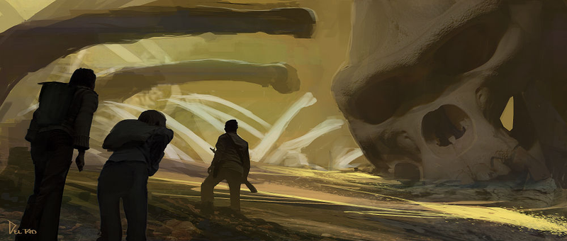 Illustration for article titled This Gorgeous Kong: Skull Island Concept Art Is Fit for a King